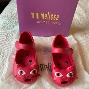 Mini Melissa Ultragril Pink Cat Face